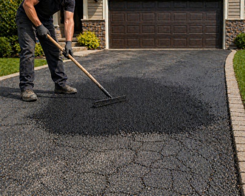Blacktop Driveway Repair in Little Rock, AR