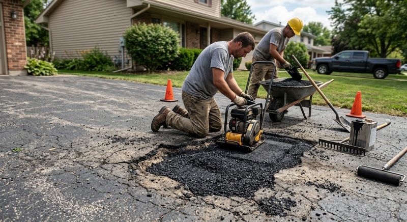 Driveway Blacktop Repair in Little Rock, AR